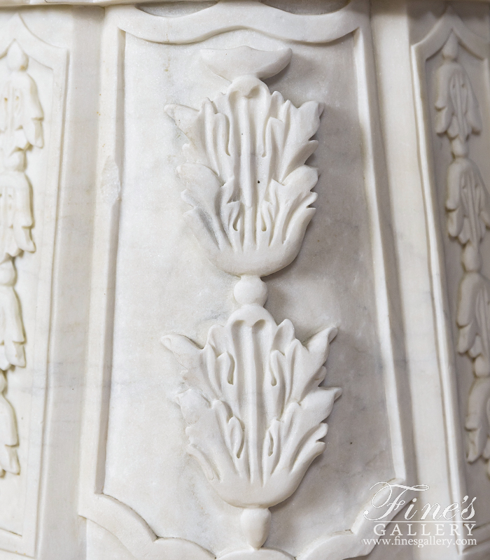 Marble Bases  - Floral Decor Marble Base - MBS-161